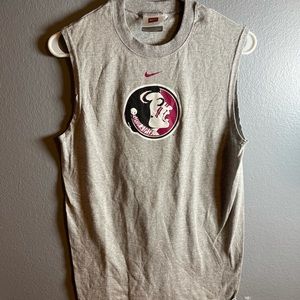 Nike FSU Football Men’s Muscle Tee Small New